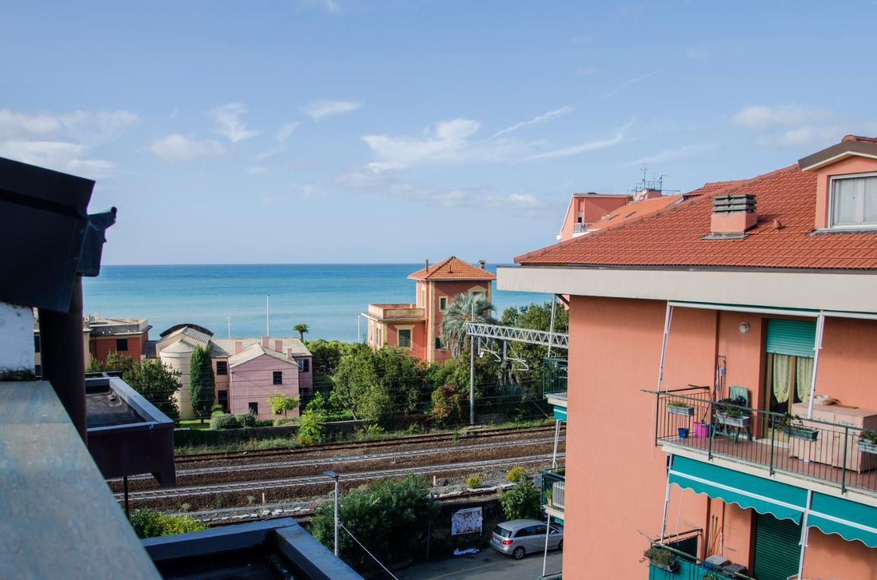 Ferienwohnung 009 - Attico Sant'Anna Vista Mare 150M Dalla Spiaggia Con Terrazza Privata Sestri Levante Exterior foto